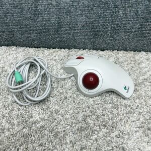 logitech trackman trackball marble t-cl13 mouse (For parts untested)